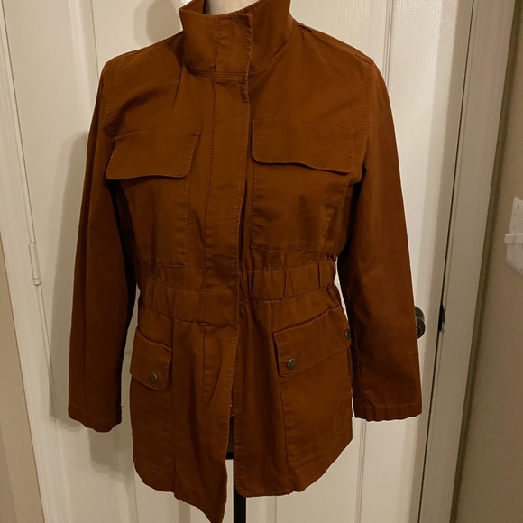 Banana Republic Rust/Brown Utility Jacket M NWT - Picture 4 of 5